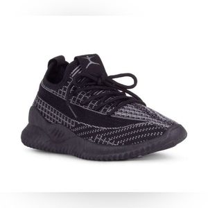 Danskin Ecstatic Lace-Up Sneaker in Black